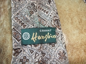 CRAVAT Habsbio　茶系ネクタイ 未使用品