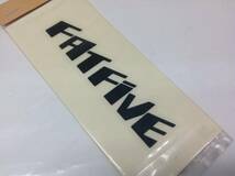 FATFIVE ファットファイブ 【LOGO SHEET STICKER】 黒 9×2cm 新品正規品 ステッカー(郵便)_画像1