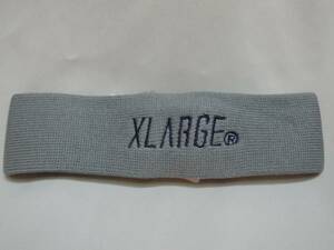 X-LARGE エクストララージ EMBROIDERY HEADBAND 灰 最新人気