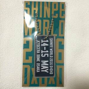 ◎SHINee WORLD 2016 メモリアルプレートチャーム 京セラドーム グッズ 《オニュ/ジョンヒョン/キー/ミンホ/テミン》