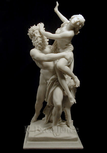 ペルセポネをさらうハーデス ギリシャ神話ローマ神話古美術彫刻 ペルセポネーをさらおうとするプルート/プロセルピナの略奪 彫像