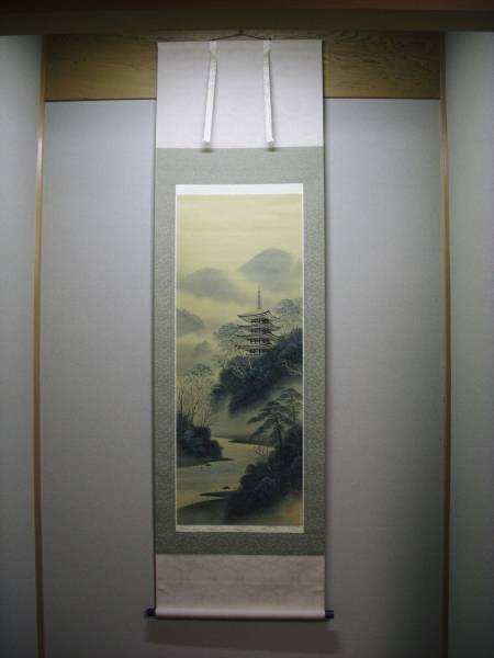 【真作】後藤杏塢/夏山雨後釣人図/山水図/釣人図/掛軸/名家伝来/AC-71 2025年最新】Yahoo!オークション - 山水、風月(日本画 絵画)の