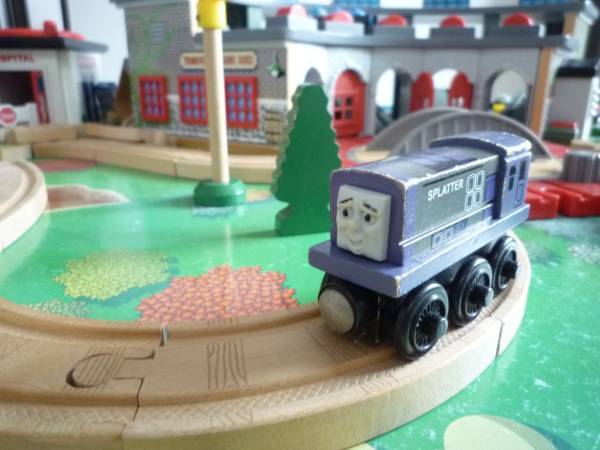 レア!木製・ラーニングカーブ・トーマス・スプラッター