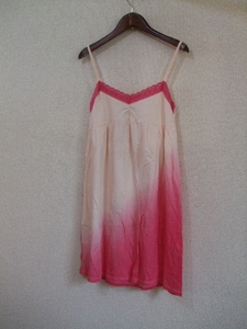 NICECLAUP pink gradation Cami dress (USED)62915②