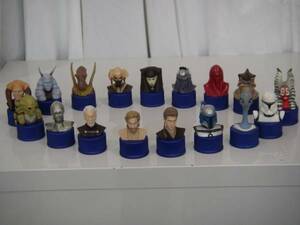  Star Wars bottle cap head 17 kind 