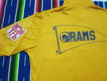 １９６０年代 NFL LOSANGELES RAMS アメフト アメリカン フットボール ロサンゼルス AMERICAN FOOTBALL VINTAGE ATHLETIC SHIRTS ANTIQUES_画像1