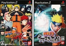 PS2 NARUTO疾風伝ナルティメットアクセル/うずまき忍伝★2本GB03_画像1