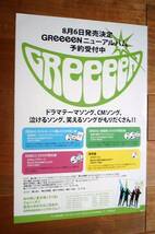 GReeeeN 未使用告知ポスター　１＋２＝合計３枚_画像1