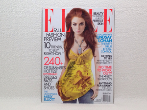 洋雑誌 ELLE US No.239 7.2005 Lindsay Lohan 送料180円/e1 ①