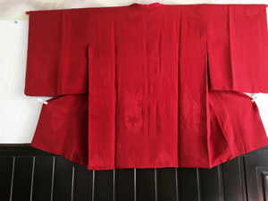 [ road line ] silk kimono dress length 78cm deep .(...) color arrow. ground pattern 071308
