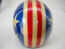 1966年　USA　SHOEI　ショウエイ　デッドストック　メタルフレーク　スターズ＆ストライプ　星条旗　ジェットヘルメット_画像2