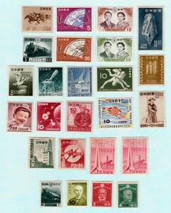 古い日本切手　２５枚組　 未使用