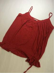 RESTIR squirrel tea Le Ciel Bleu red camisole cut and sewn 40