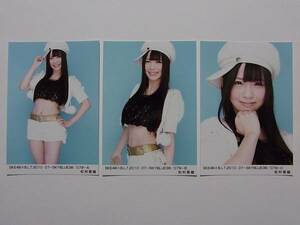 コンプ3種★SKE48×BLT 松村香織 生写真●2010 07 SKYBLUE★