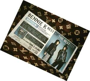 ◆◆　ＢＥＮＮＩＥ　Ｋ　ベスト盤　宣伝　ＰＯＰ　２００８年　