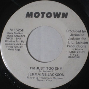 Jermaine Jackson - I'm Just Too Shy - Motown ■ soul 45 試聴
