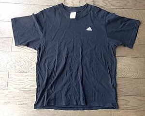 Adidas アディダス コットン Tシャツ S 黒