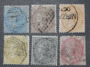  India stamp N55 1855 year SC#11-12*15*15a*16*18 total 6 kind 
