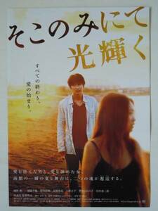 映画チラシ「そこのみにて光輝く」綾野剛 池脇千鶴