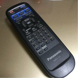 冒険価格！Panasonic VEQ2010 DVD リモコン 動作品。