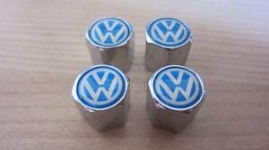 新品即決 ホイール用 バルブキャップ VW ライトブルー 4個セット UP ! POLO GOLF POLO JETTA TIGUAN TOUAREG BORA TOURAN SCIROCCO