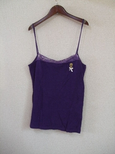 WORLDWIDELOVE purple Skull attaching Cami (USED)72015②