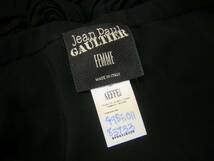 Jean Paul GAULTIER　ジャンポール・ゴルチエ　FEMME　イタリア製　ロングドレス　ワンピース　黒　ブラック_画像2