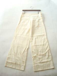 RALPH LAUREN wide pants size2 purple lable white 