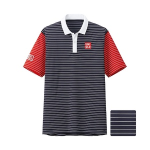 [ rare ]UNIQLO Uniqlo tennis wear polo-shirt . woven . model Kei Nishikorinobak*jokobichiNovak Djokovic Rakuten open S