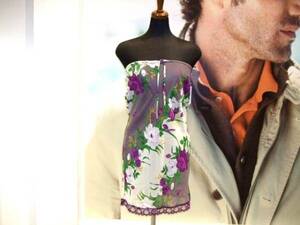 [ROSEBUD/ Rose Bud ] wide flower skirt PURPLE 1 new goods stock 