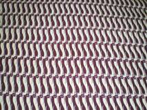 【京わぎれ】正絹 長襦袢はぎれ ねこ柄 濃い紫 袷替え袖用4.4m_画像3