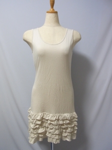 * Kumikyoku * hem frill dress #2# ivory 