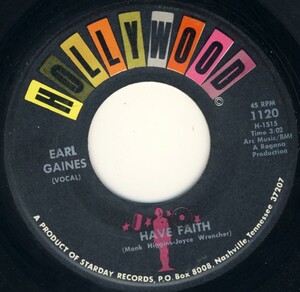 * 60's Southern Soul 45 - Earl Gaines *