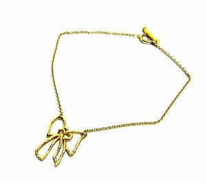  Mark by Mark Jacobs Gold ribbon necklace 