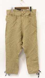 LEROY リロイ Napoleon Style Sariel Pants ナポレオンスタイルサルエルパンツ 1 ベージュ Silk&Linen シルク&リネン