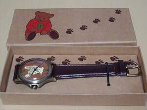 珍品　デザイン　GUNCL　熊のデザイン　腕時計　ケース付