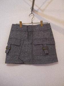 grandesoeur gray tight miniskirt (USED)120113