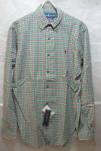 ラルフ　Polo Check BD L/S Shirt GN US-M　未着用長期保管品