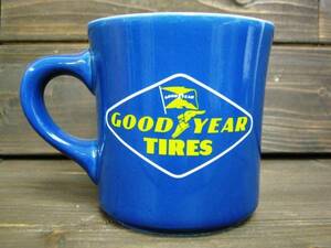  Goodyear mug tire America miscellaneous goods tableware glass GOOD YEAR garage 