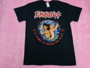 EXODUS Exodus T-shirt M band T lock T Tour T Metallica Slayer