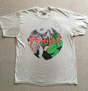 Accused T-shirt Vintage 80s NYHC Bad Brains Madbal ultra rare 