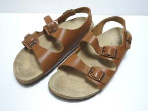 Birkenstock Birkenstock римские сандалии чая 25,5-26 см L9M7