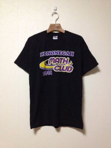 [即決古着]GILDAN/ギルダン/Tシャツ/半袖/プリント/MATH CLUB/黒/ブラック/M