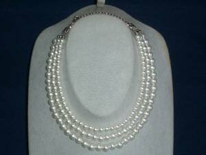  non-standard-sized mail free shipping (KIDS-12) for children : size difference. 3 ream pearl necklace :6~8.( person structure pearl )