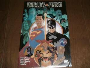 WORLD*S FINEST[ Superman / Batman / Robin ]* English inscription DC comics 