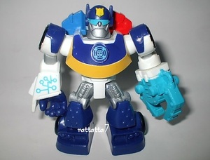 ☆Playskool Heroes☆Transformers Rescue Bots☆Chase the PoliceBot☆トランスフォーマー☆ロボット☆PVC☆青