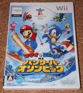 ★中古★Wii マリオ&ソニック AT バンクーバーオリンピック