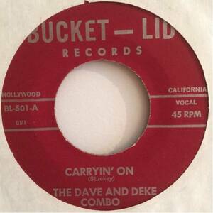 DAVE AND DAKE COMBO 7inch CARRYIN' ON ロカビリー