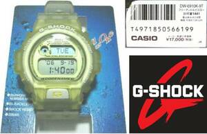  неиспользуемый товар 1997 год производства CASIO il kjiDW-6910K-9T Freemantle желтый Casio G-SHOCK no. 6 раз международный дельфин * кит собрание G амортизаторы 