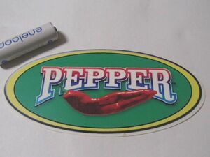 US直輸 ステッカー HOT CHILLYS PEPPER 68x140mm